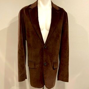 GAP Men’s Vintage Double Button Velvet Blazer